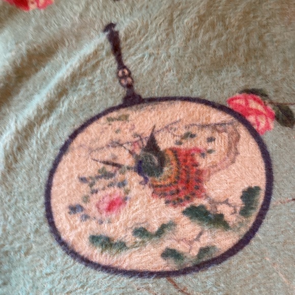 Green printed oversized sweater XL - Picture 3 of 8